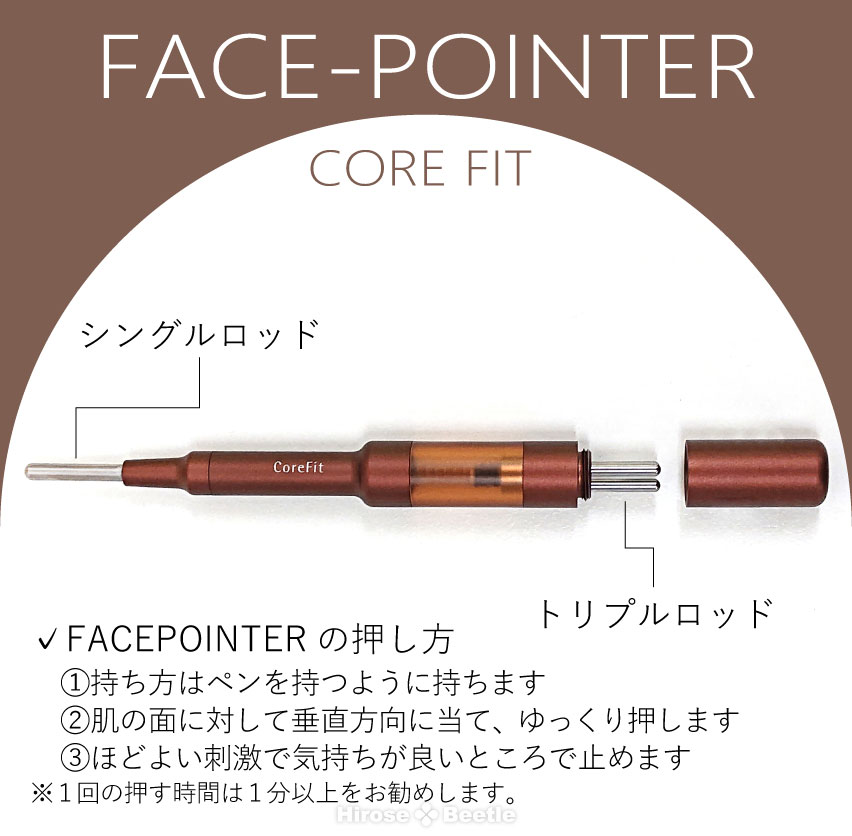CORE FIT Face-Pointer - 美顔用品/美顔ローラー